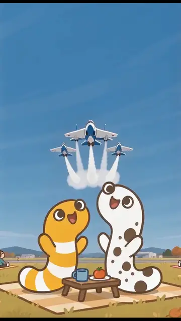 しーまとにょろ吉、浜松へ #6「十時十分の空」 の1場面