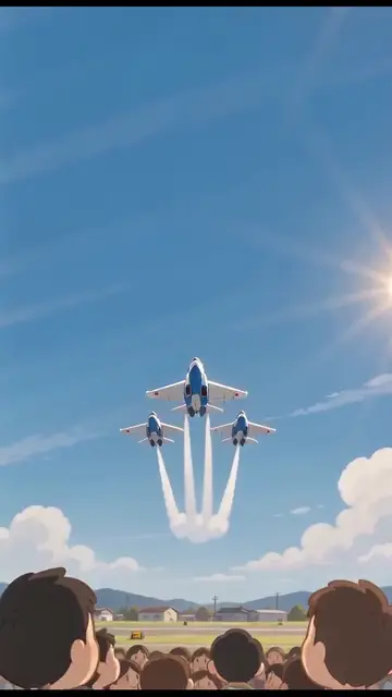 しーまとにょろ吉、入間へ #9「十一時の空」 の1場面